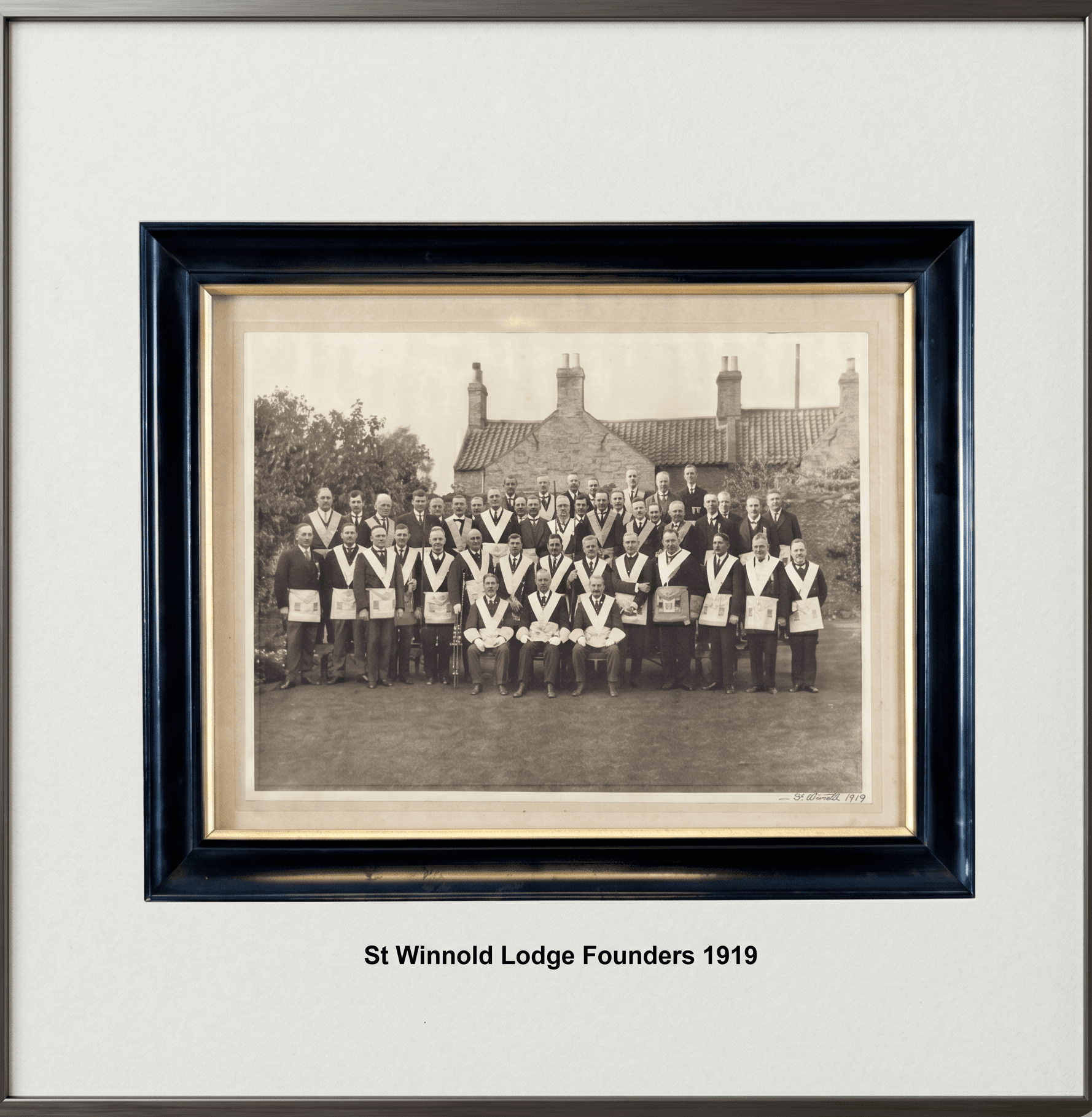Masonic lodge illustration